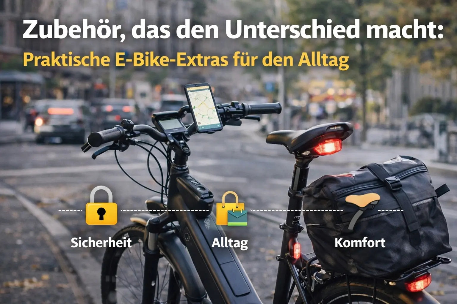 Zubehör, das den Unterschied macht: Praktische E-Bike-Extras für den Alltag