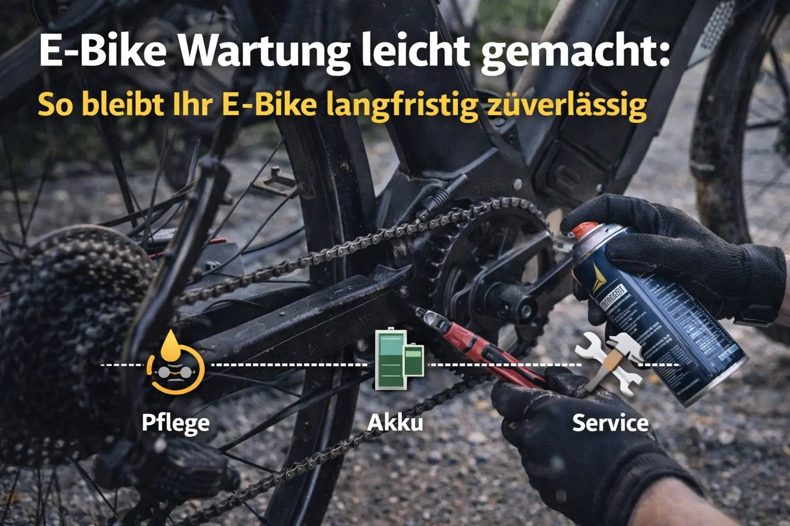 E-Bike Wartung leicht gemacht: So bleibt Ihr E-Bike langfristig zuverlässig