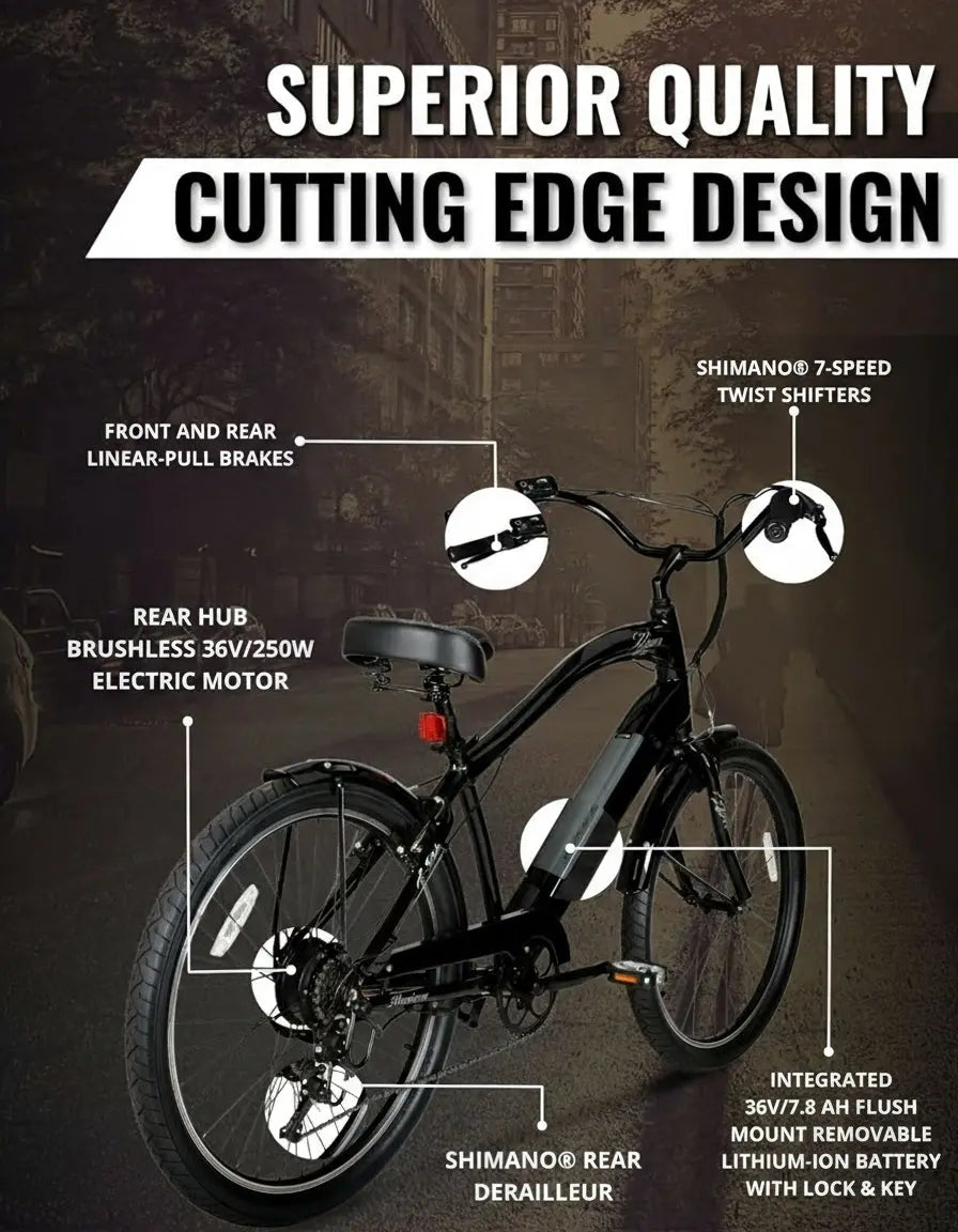 Elektrofahrrad für Erwachsene mit Fokus auf Komfort und Stabilität