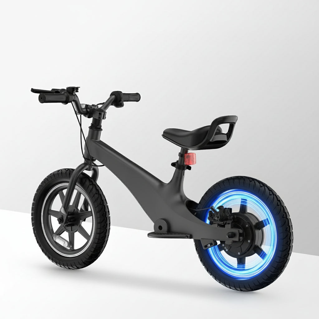 Elektrisches Balance-Bike für Kinder, 14" Luftreifen, 36V 250W Motor, bis zu 25 km Reichweite, verstellbarer Sitz – E-Motorrad für Jungen & Mädchen