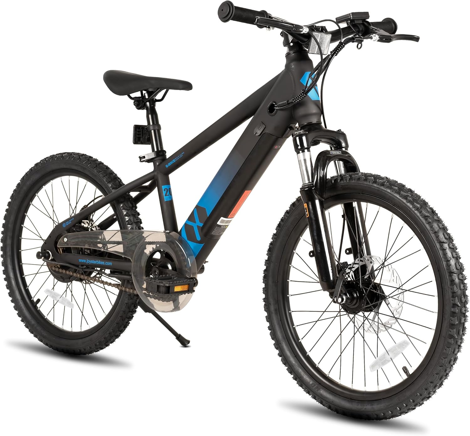 24-Zoll Elektrofahrrad für Jugendliche, 250W Bürstenloser Motor, 25km/h E-Mountainbike mit 25km Reichweite