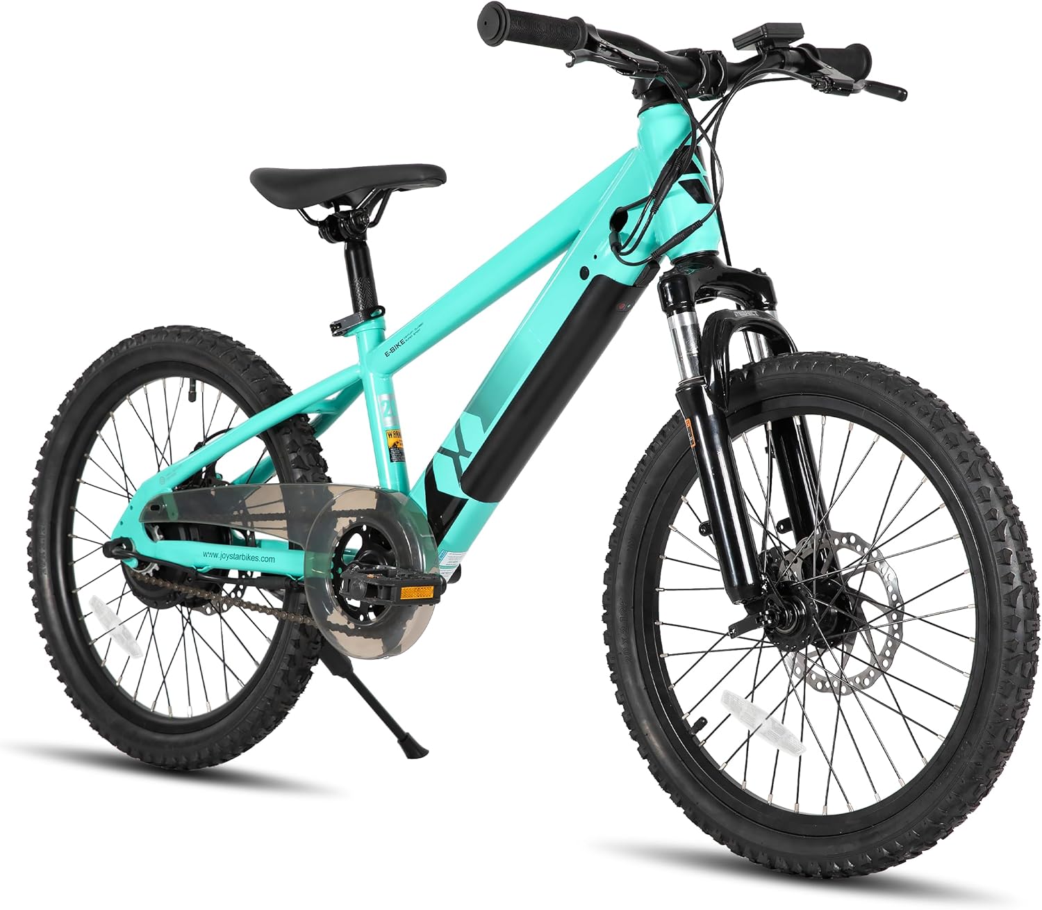 24-Zoll Elektrofahrrad für Jugendliche, 250W Bürstenloser Motor, 25km/h E-Mountainbike mit 25km Reichweite