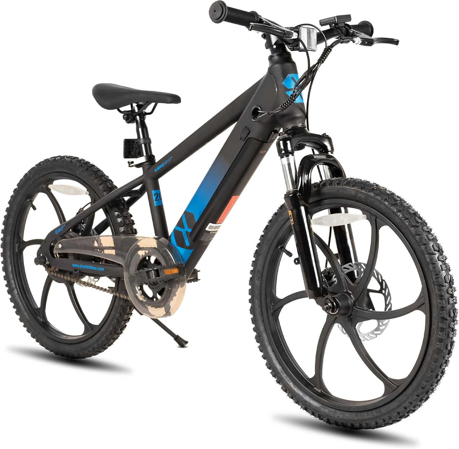 24-Zoll Elektrofahrrad für Jugendliche, 250W Bürstenloser Motor, 25km/h E-Mountainbike mit 25km Reichweite