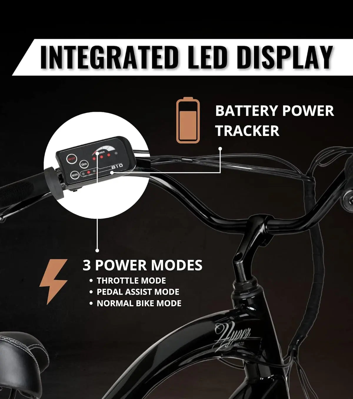 E-Bike mit hoher Reichweite für den Stadtverkehr