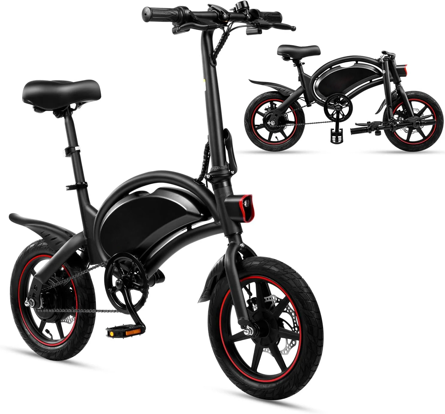 Elektrofahrrad für Jugendliche Erwachsene City E-Bike, 250W Motor, 36V 10Ah Lithium-Ionen-Akku, 65–72 km Reichweite